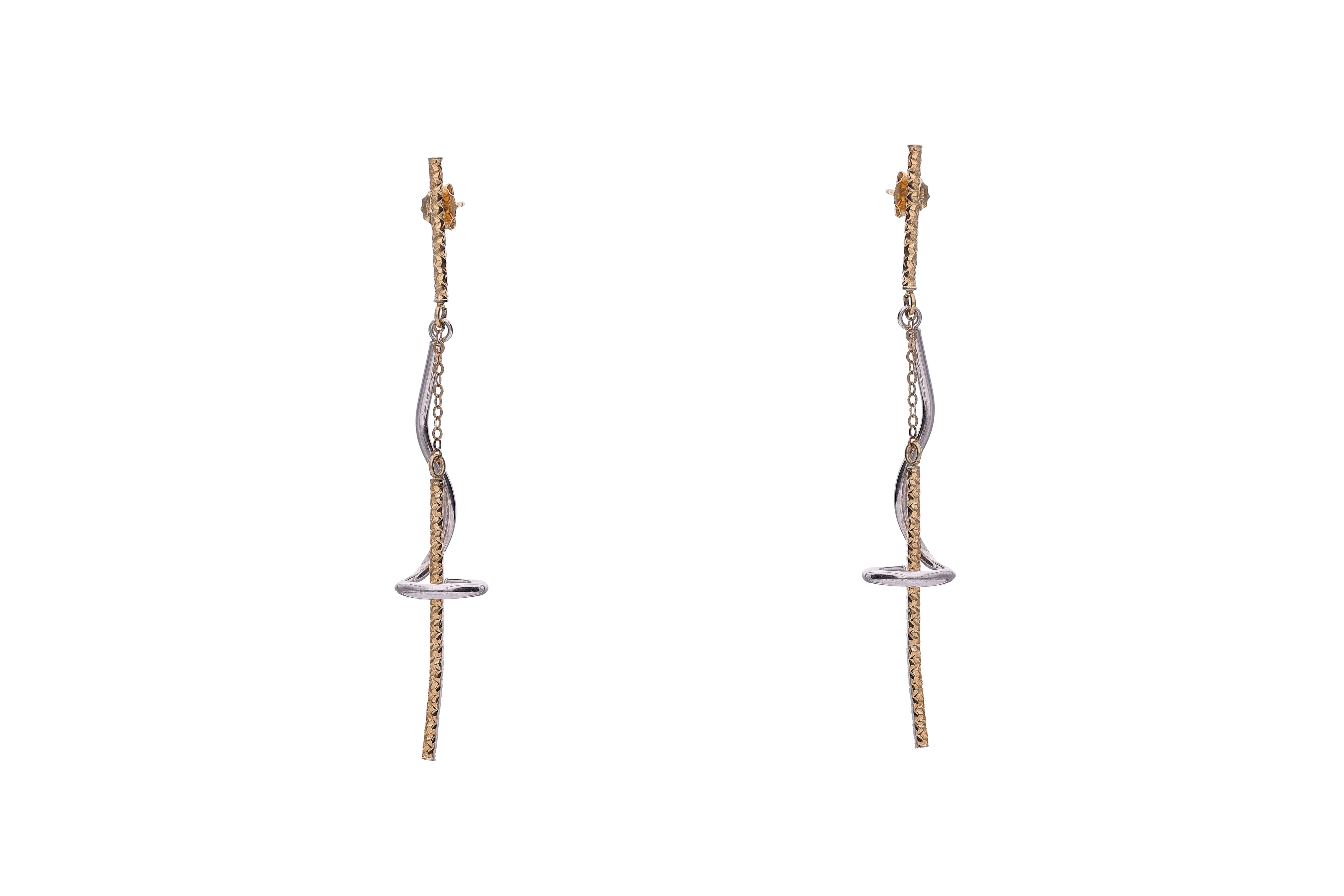 Paio di orecchini pendenti - Asta Preziosi