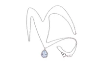 Collana con topazio e pietre incolore - Asta Preziosi