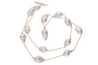 Collana di perle coltivate barocche - Asta Preziosi