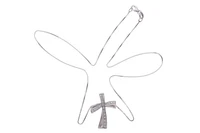 Collana e croce con diamanti - Asta Preziosi