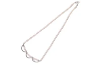 Collier di perle coltivate con centrale impreziosito da diamanti - Asta Preziosi