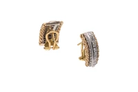 Paio di orecchini con diamanti - Asta Preziosi