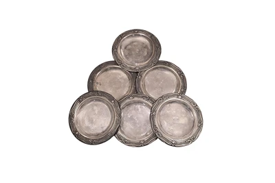 6 Piattini da pane - Asta Preziosi