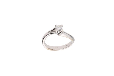 Anello con diamante - Asta Preziosi