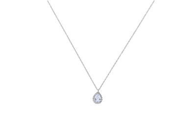 Collana con topazio e pietre incolore - Asta Preziosi