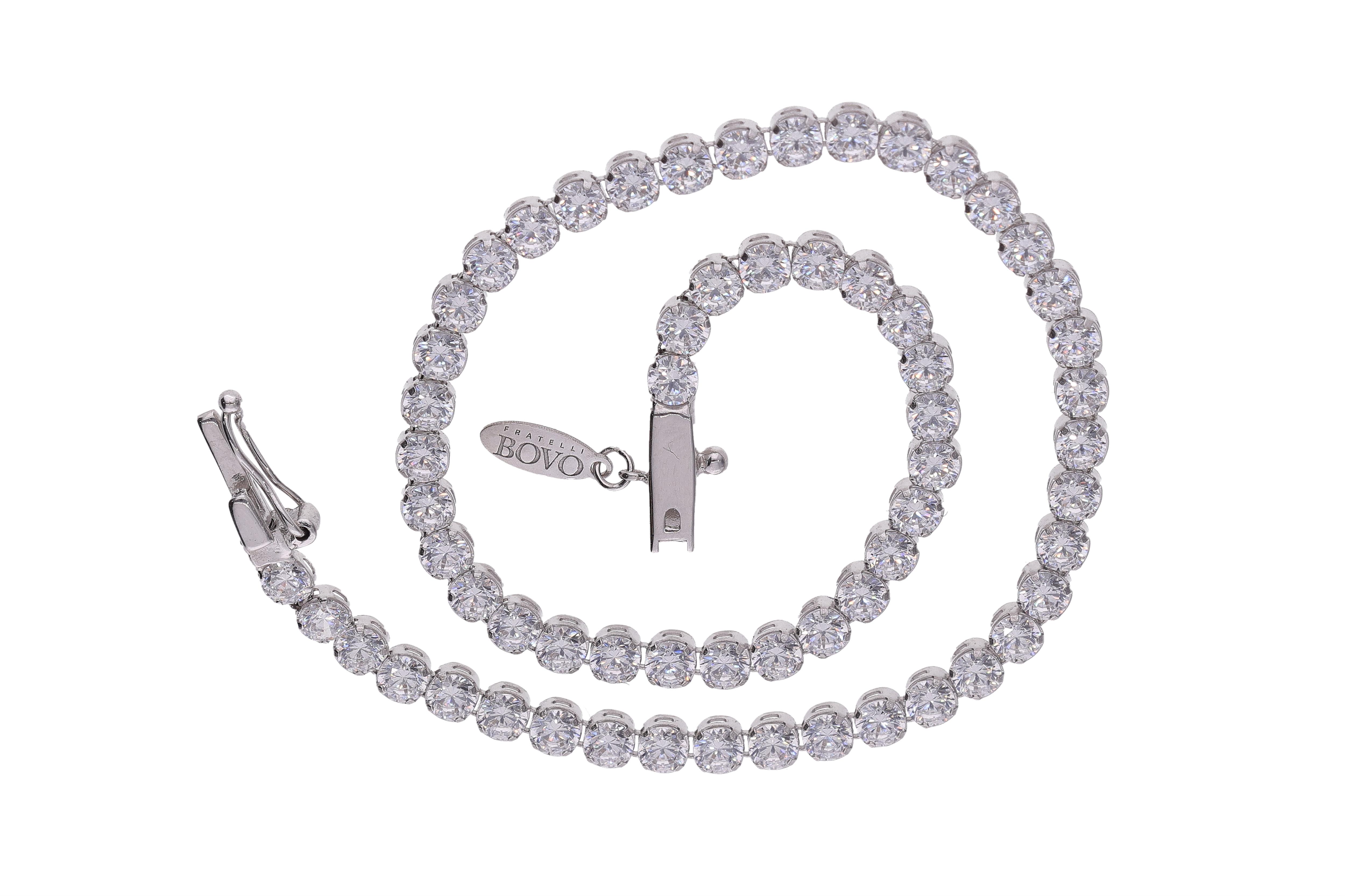 Bracciale con pietre incolore - Asta Preziosi