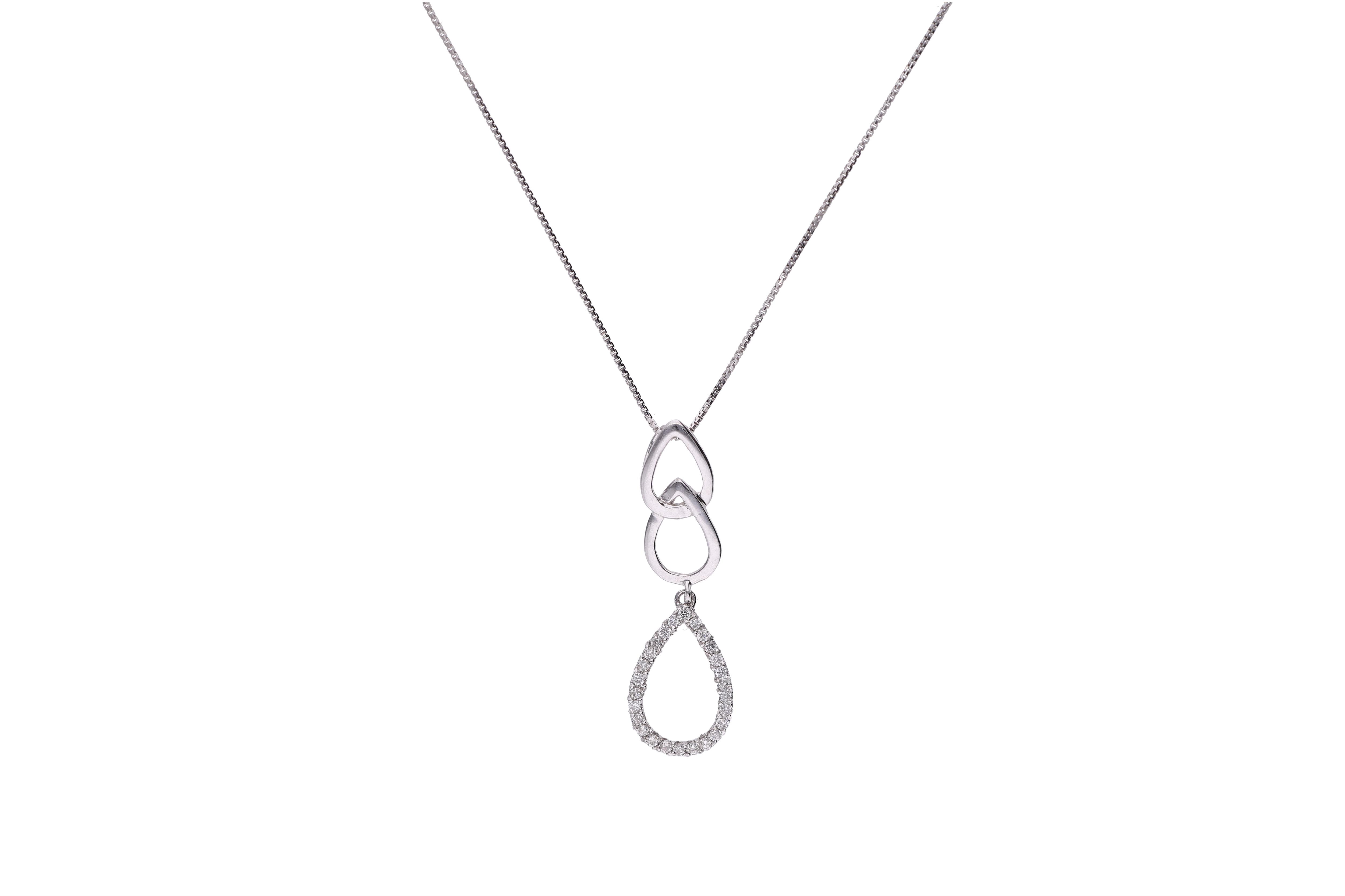 Collana con ciondolo di diamanti - Asta Preziosi