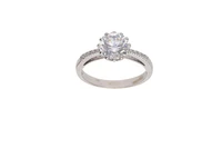 Anello con pietre incolore - Asta Presiosi