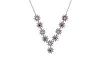 Collier con diamanti e pietre blu - Asta Presiosi