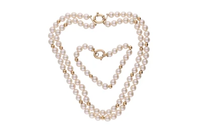 Collier e bracciale di perle coltivate - Asta Presiosi