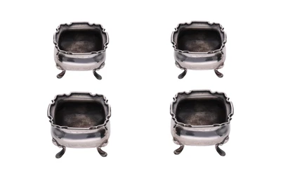 Mappin & Webb, gruppo di quattro saliere inglesi - Asta Presiosi