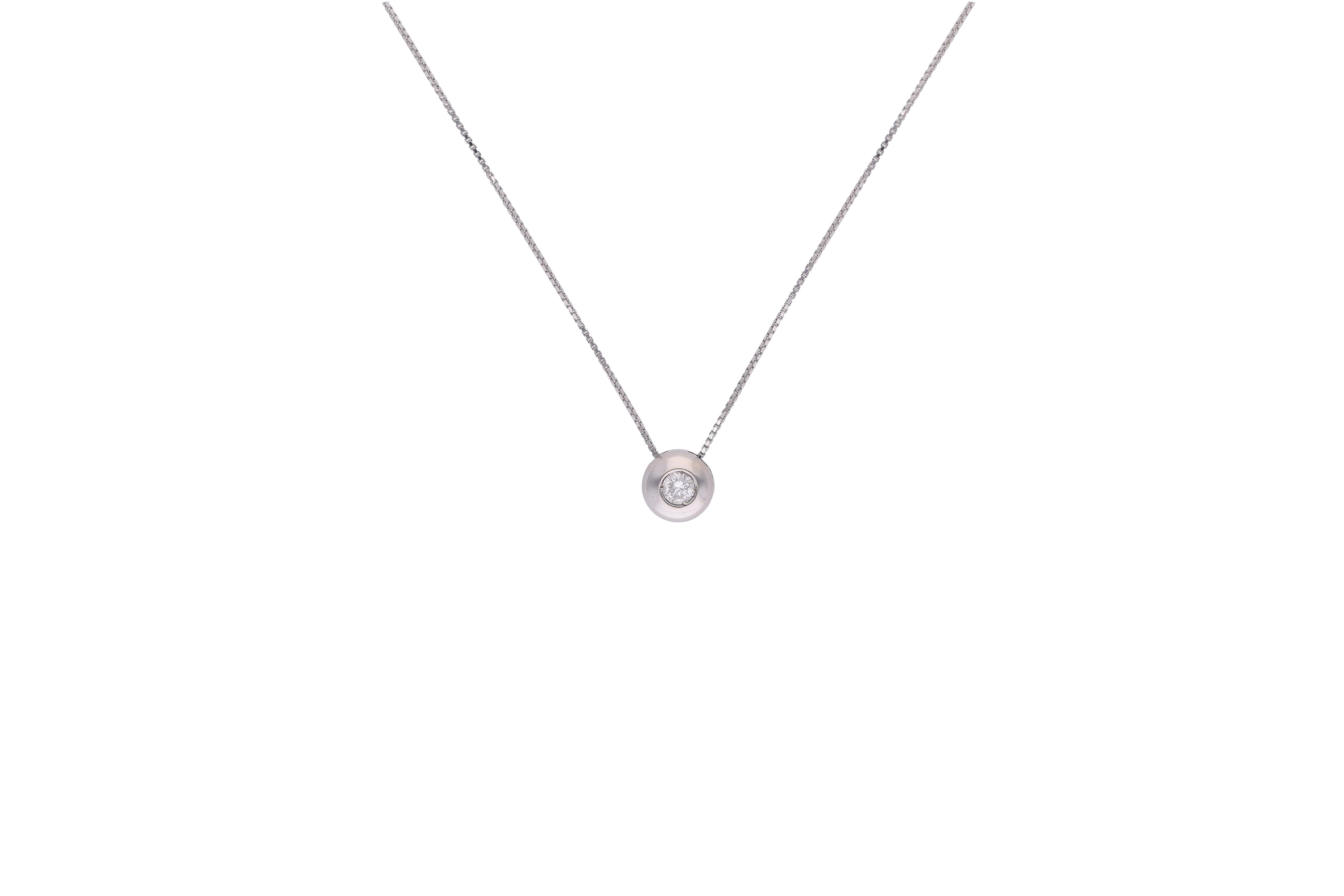 Collana e pendente con diamante - Asta Presiosi