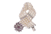 Bracciale con perle e rubini - Asta Preziosi