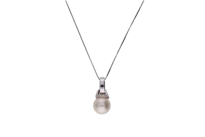 Collana e pendente con diamanti e perla coltivata - Asta Preziosi