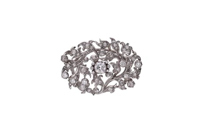 Spilla con diamanti - Asta Preziosi
