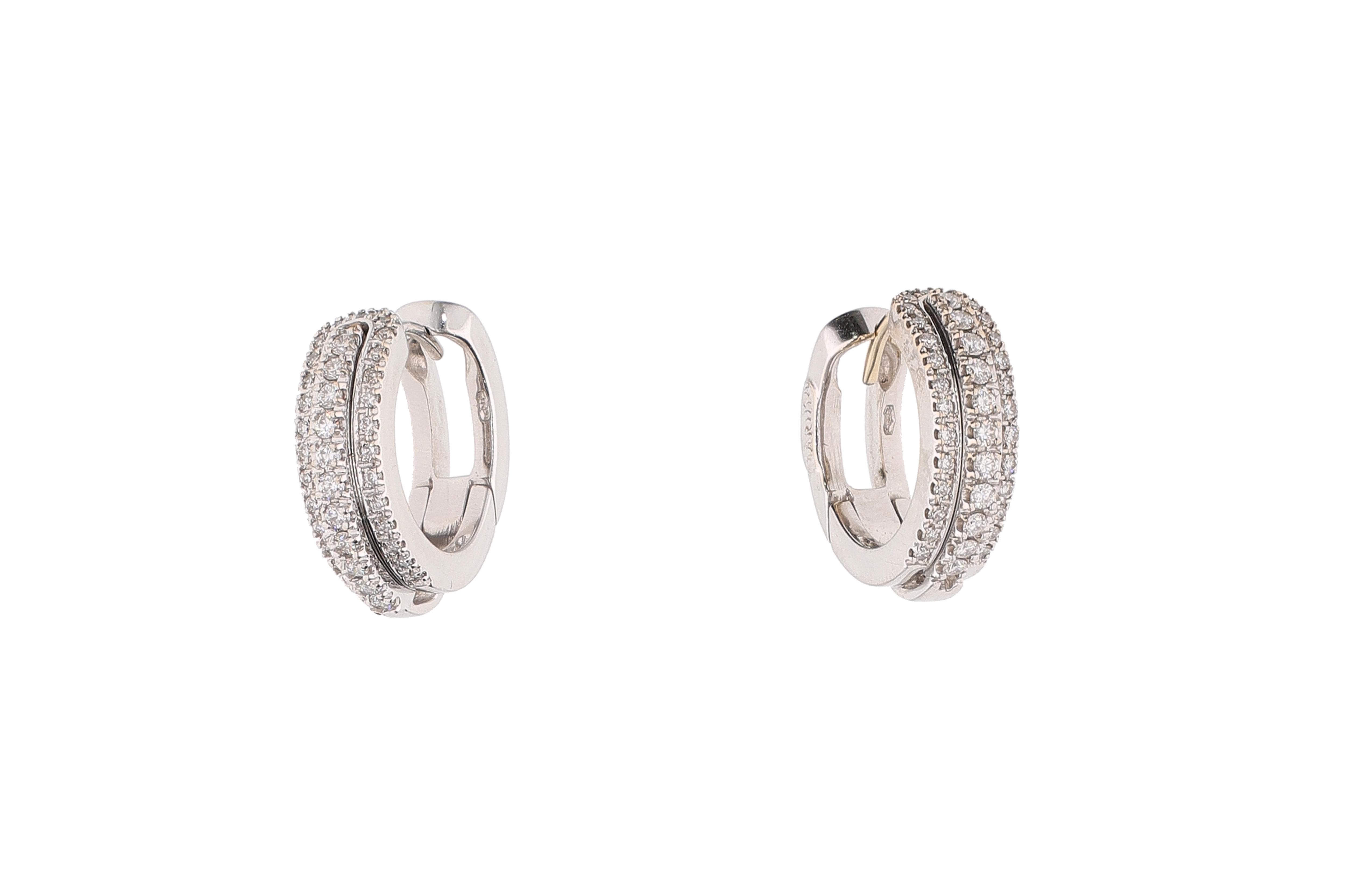 Marika, paio di orecchini con diamanti - Asta Preziosi