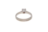 Anello solitario con diamante - Asta Preziosi