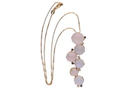 Collana con pietre di luna, pietre e diamanti - Asta Preziosi