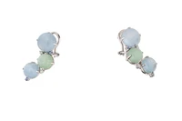 Orecchini con pietre e diamanti - Asta Preziosi