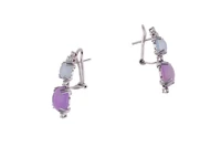 Orecchini con pietre e diamanti - Asta Preziosi