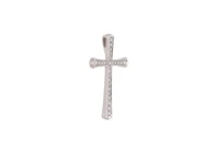 Pendente a forma di croce con diamanti - Asta Preziosi
