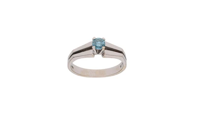 Anello con diamante trattato - Asta Preziosi