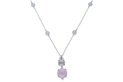 Collana con pietre e diamanti - Asta Preziosi