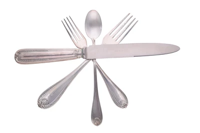 Stancampiano, posateria - Asta Preziosi