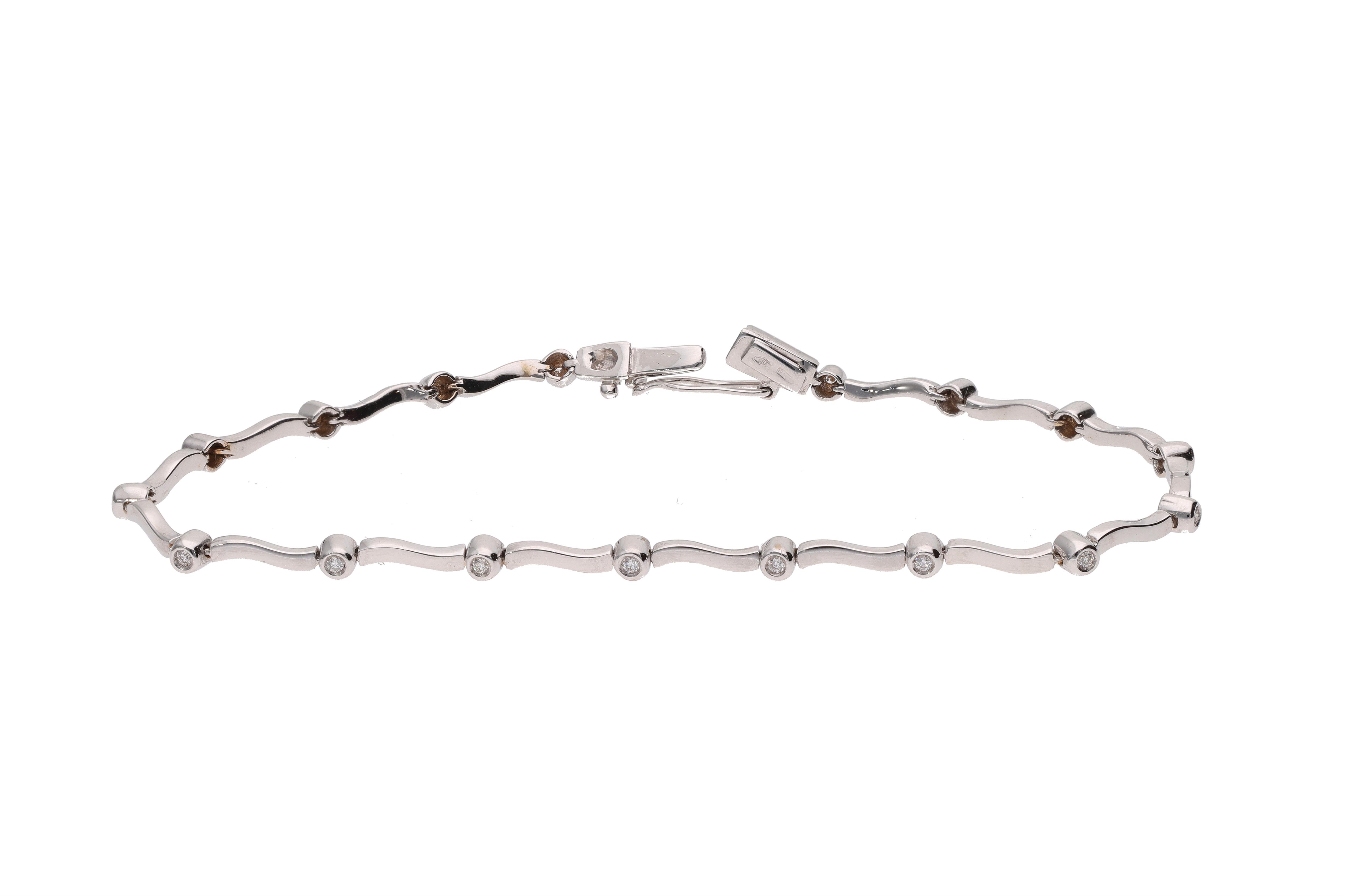 Bracciale con diamanti - Asta Preziosi