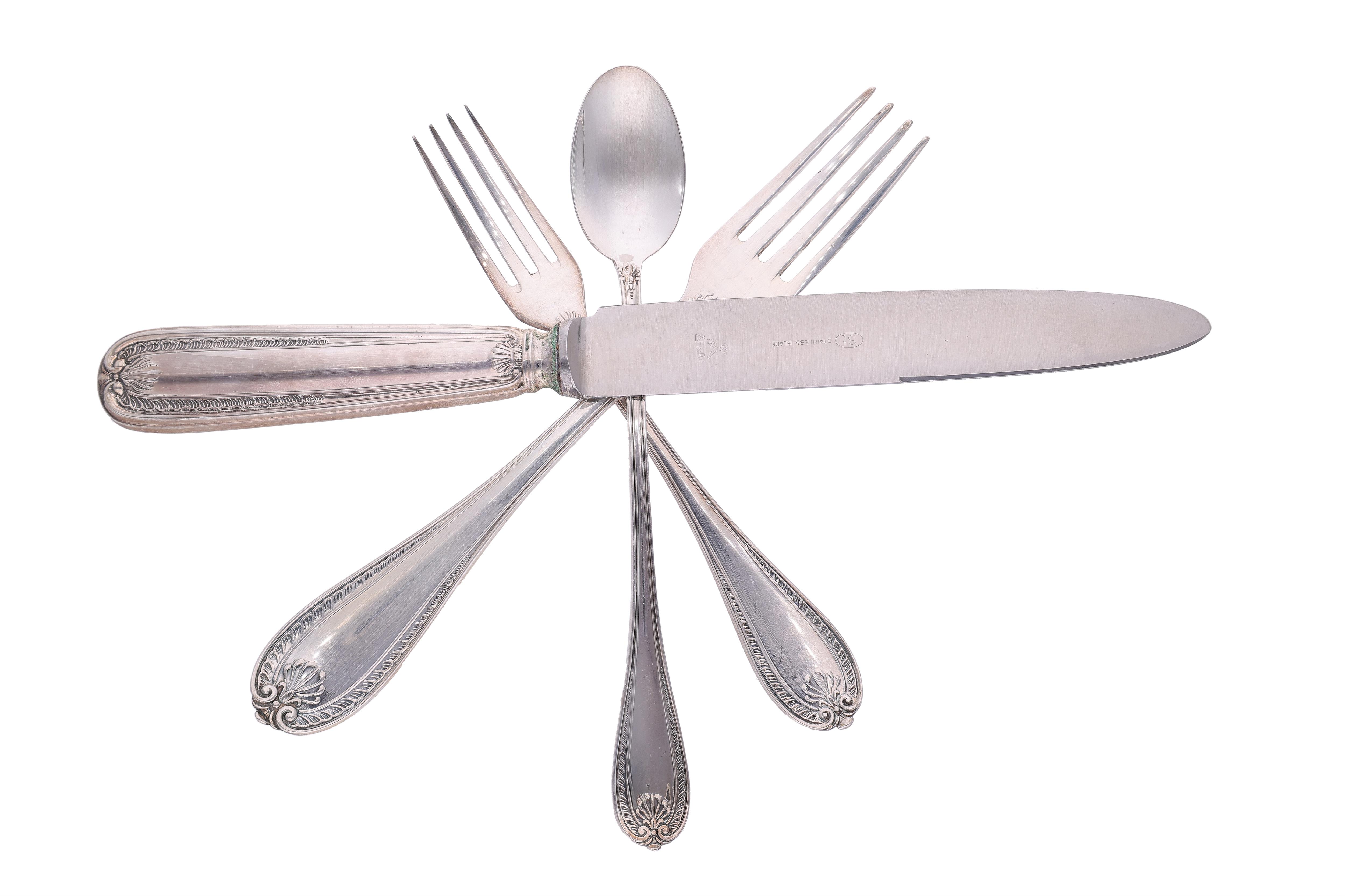 Stancampiano, posateria - Asta Preziosi