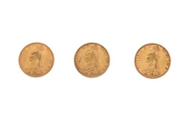 3 Sterline inglesi - Asta Preziosi