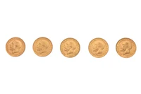 5 Sterline inglesi - Asta Preziosi