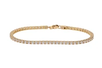 Bracciale tennis con pietre incolori - Asta Preziosi