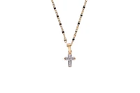 Collana con ciondolo a forma di croce con diamanti - Asta Preziosi