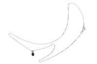 Collana con zaffiro e diamante - Asta Preziosi