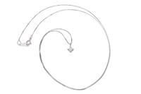 Collana e pendente con diamante - Asta Preziosi