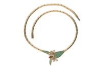 Collier con smeraldi, diamanti e diamanti colorati - Asta Preziosi Collier con smeraldi, diamanti e diamanti colorati - Asta Preziosi