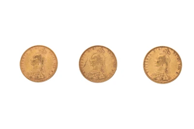 3 Sterline inglesi - Asta Preziosi