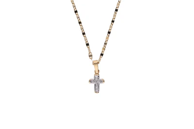 Collana con ciondolo a forma di croce con diamanti - Asta Preziosi