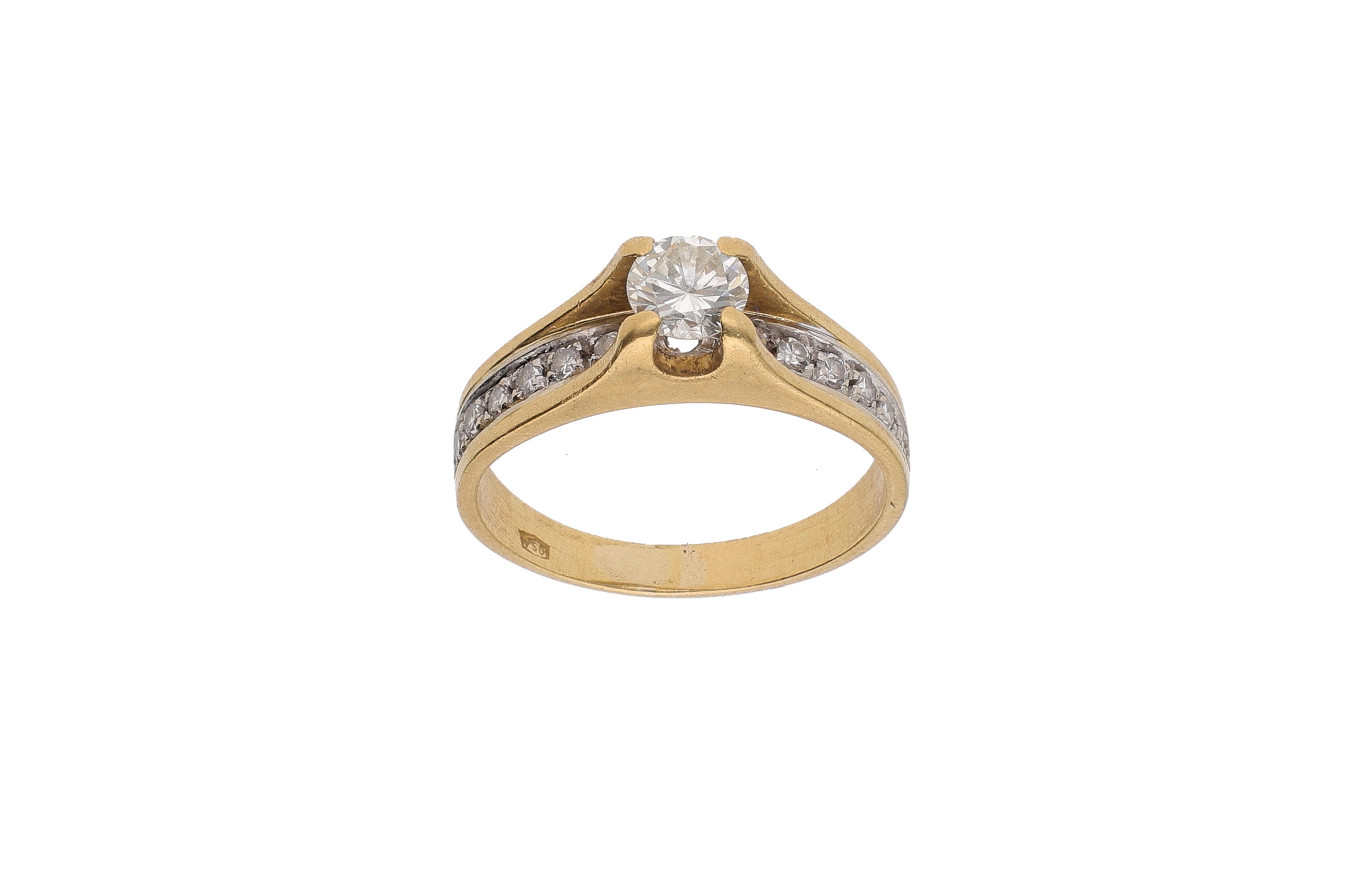 Anello con diamanti - Asta Preziosi