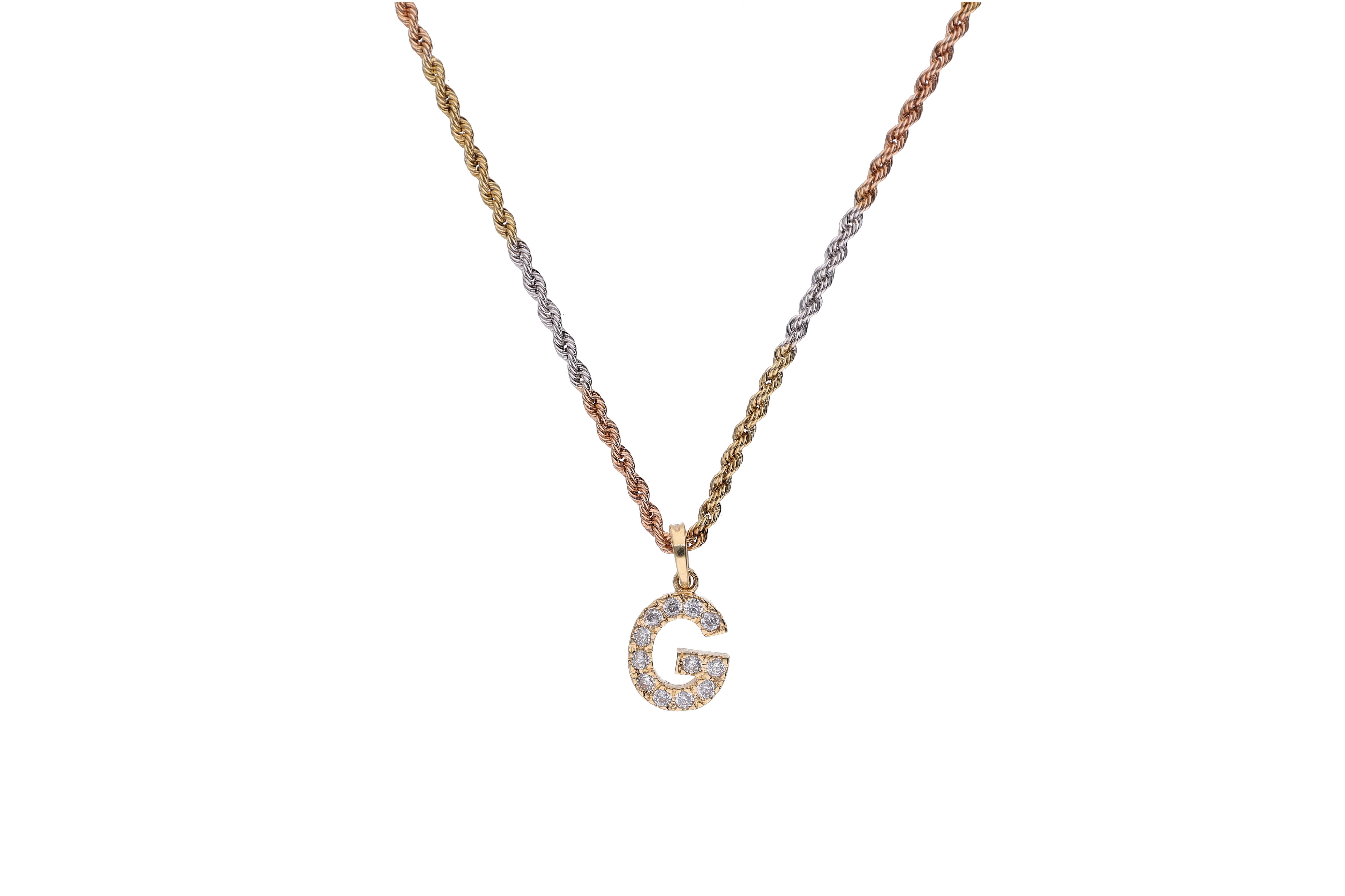 Collana con ciondolo impreziosito da pietre incolori - Asta Preziosi