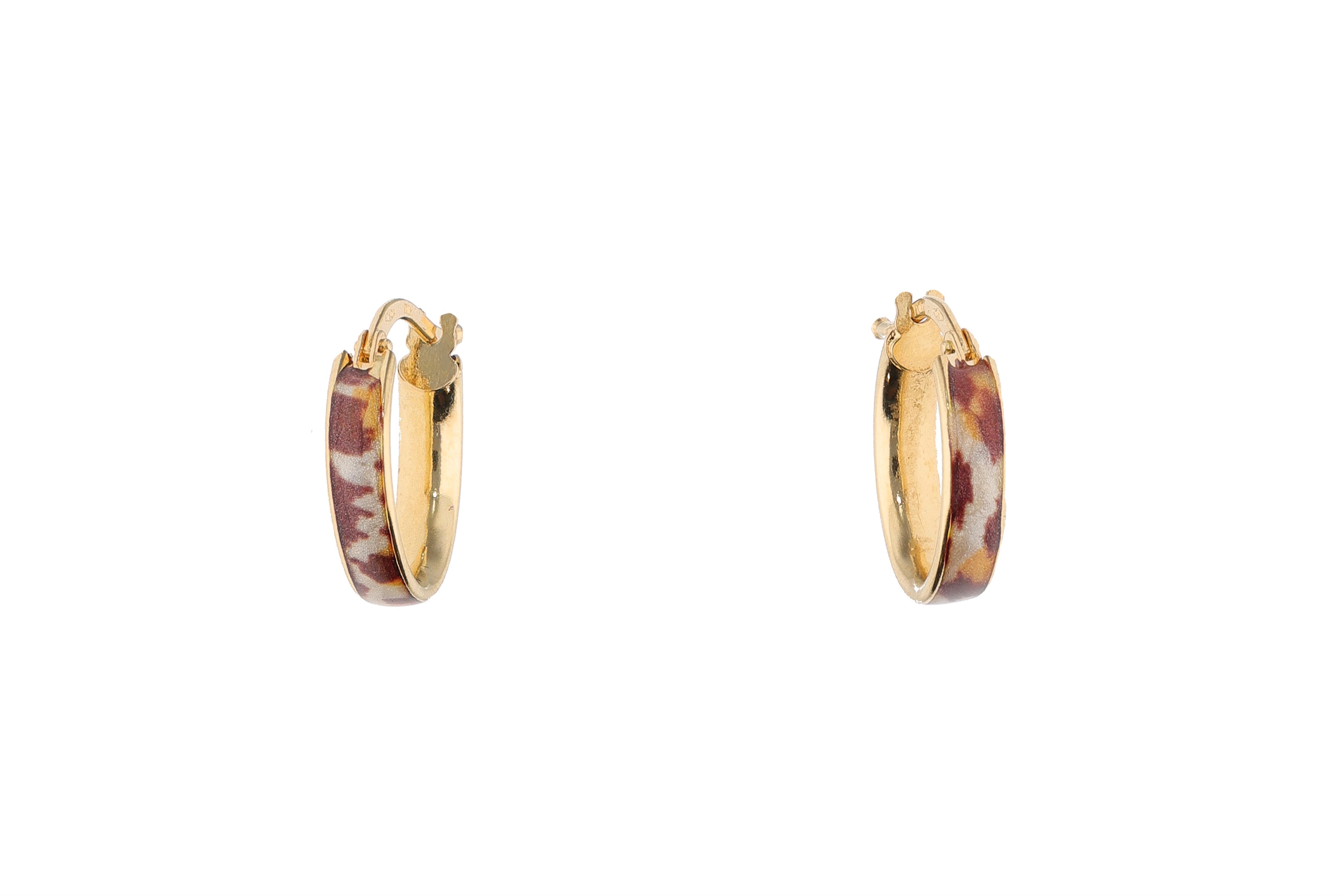 Orecchini con smalti - Asta Preziosi