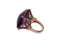 Anello con diamanti e pietre - Asta Preziosi