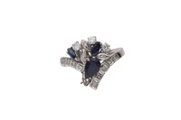 Anello con diamanti e zaffiri - Asta Preziosi