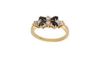 Anello con zaffiri e diamanti - Asta Preziosi