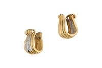 Paio di orecchini con diamanti - Asta Preziosi