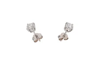 Paio di orecchini punto luce con diamanti - Asta Preziosi