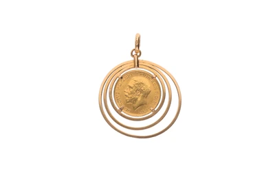 Ciondolo con sterlina inglese - Asta Preziosi