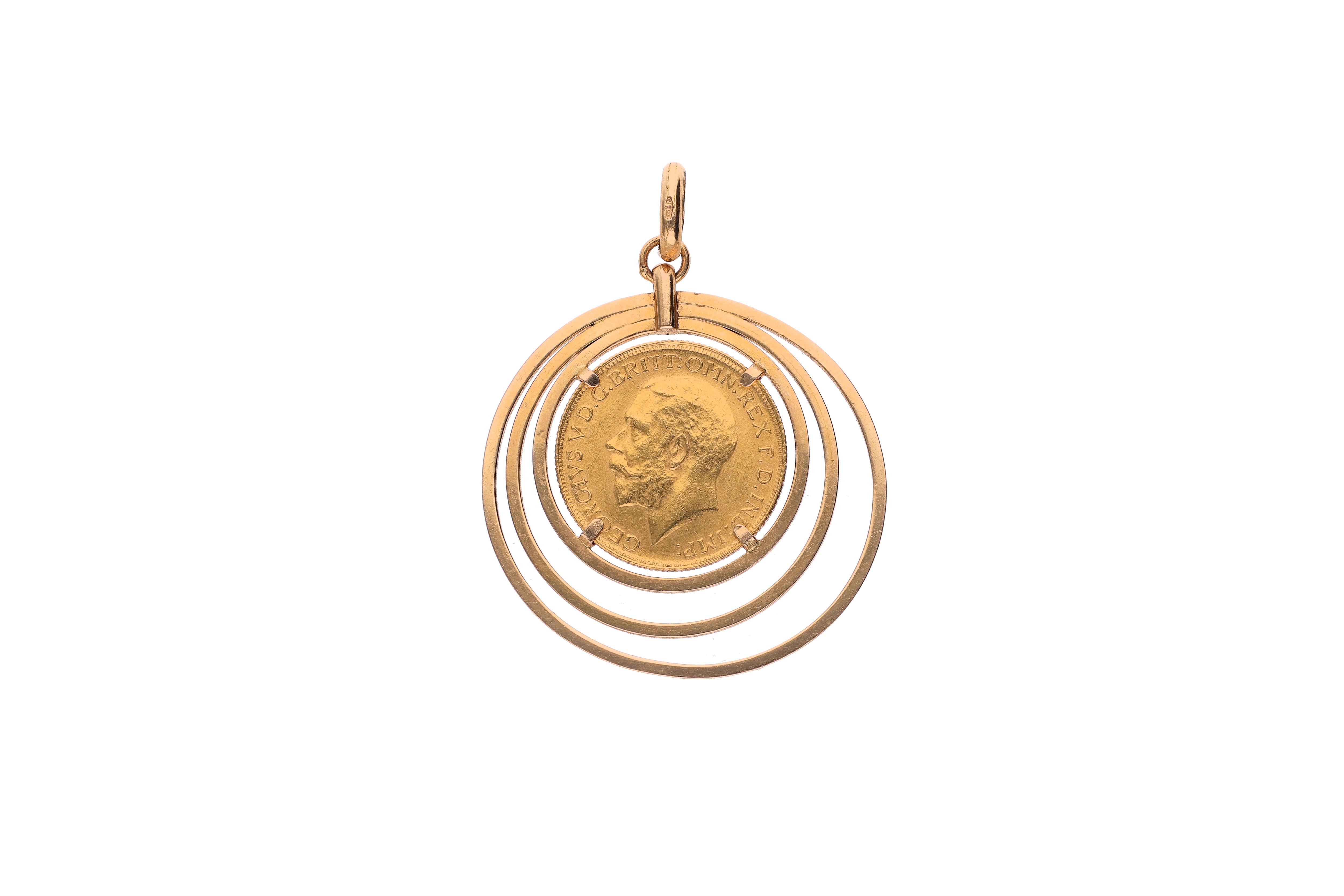 Ciondolo con sterlina inglese - Asta Preziosi
