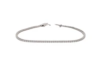 Bracciale tennis con pietre incolori - Asta Preziosi